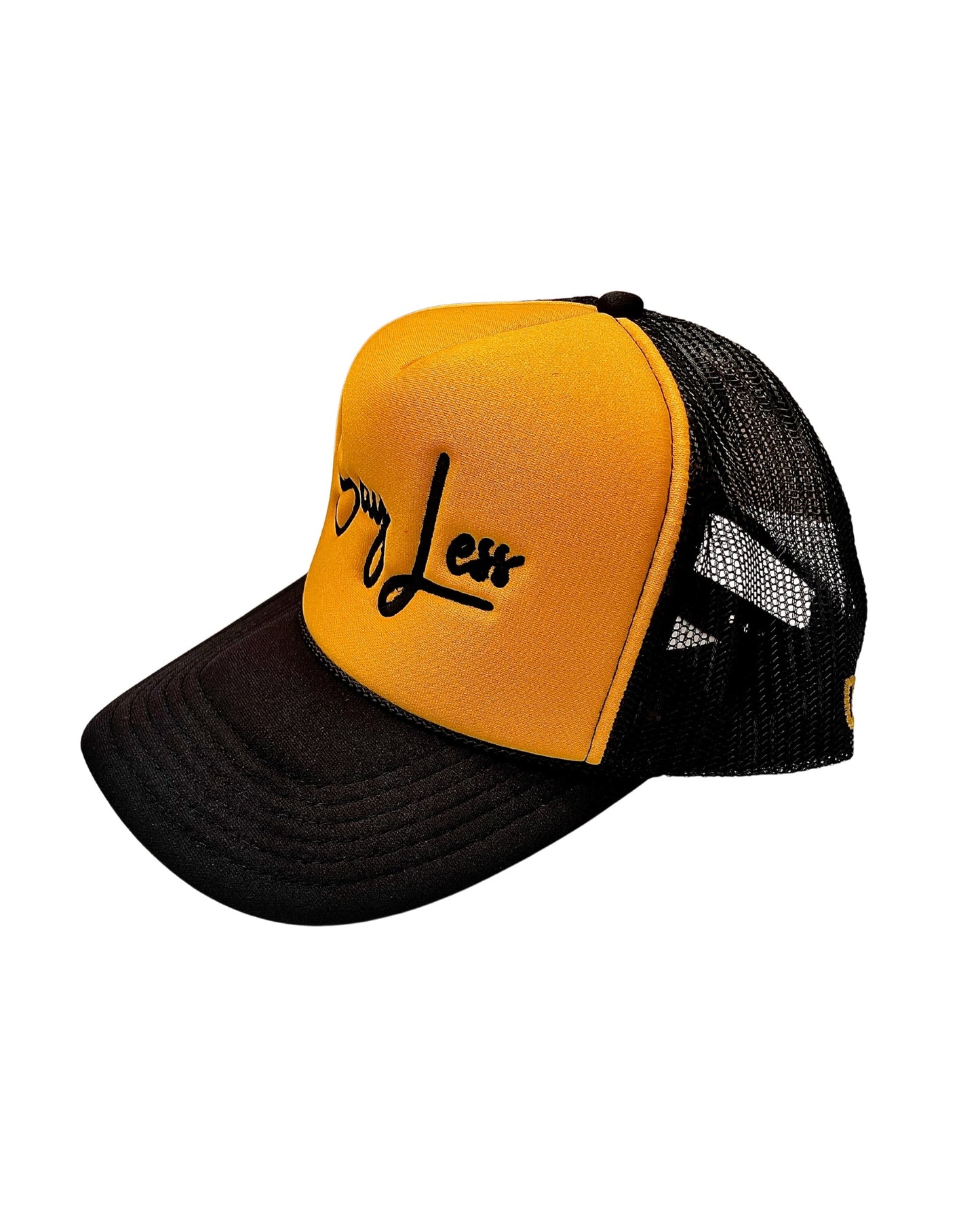 D4W Black & Yellow SayLess Trucker Hat