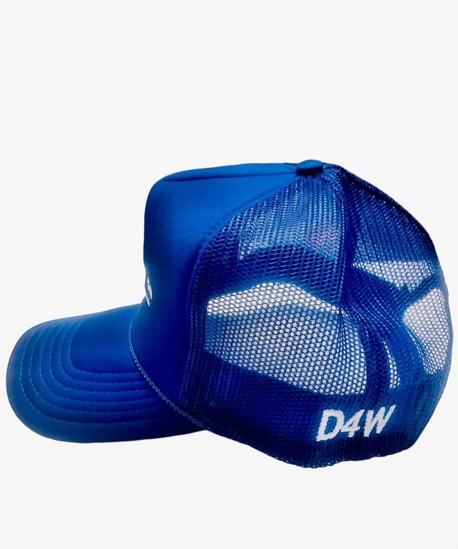 D4W Blue & White SayLess Trucker Hat