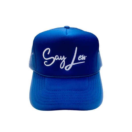 D4W Blue & White SayLess Trucker Hat