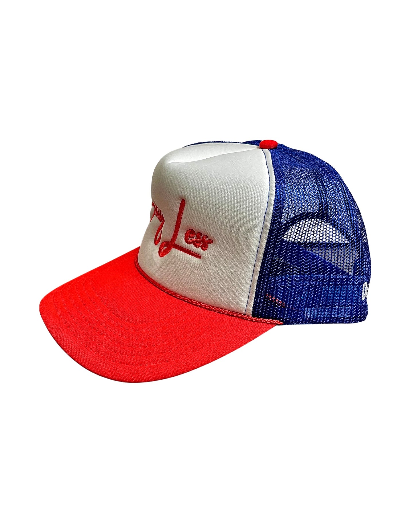 D4W Red & Blue 2 Tone SayLess Trucker Hat